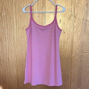 American Eagle Outfitters Pink and White Striped Top